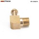 EPMAN - Brass Boost Hose Barb to Male Thread 45 Degree Elbow Fitting For T2 T3 Turbo 1/8"Male NPT 90 Degree EP-CGQ214