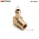 EPMAN - Brass Boost Hose Barb to Male Thread 45 Degree Elbow Fitting For T2 T3 Turbo 1/8"Male NPT 90 Degree EP-CGQ214