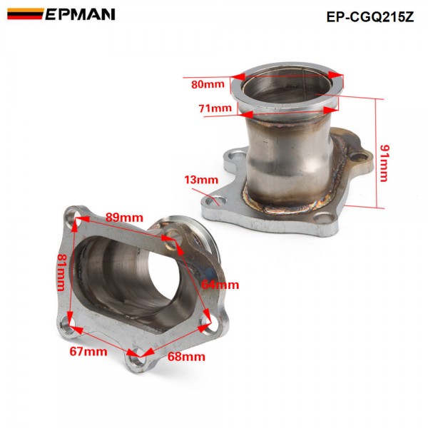 EPMAN -TD04 5 Bolt Turbo Downpipe Flange to 2.5