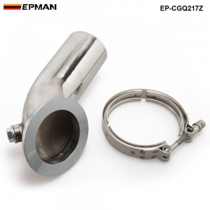  EPMAN -V-Band Adaptor Turbo Stainless Downpipe Elbow 90 Degree For Turbo HY35 HX HE351 EP-CGQ217Z