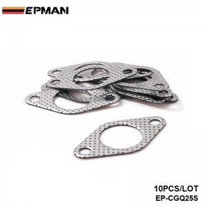 EPMAN-10PCS/LOT  ID:40MM/33MM WASTEGATE GASKET 35MM 38MM FIT FOR TIAL DUMP TUBE 2 HOLE PIPE TURBO DOWN PIPE EXHAUST EP-CGQ25S