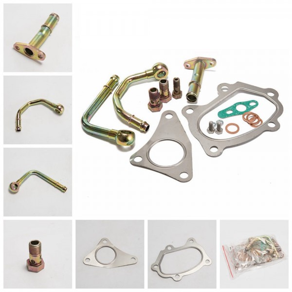 Turbo Oil & Water Gasket Line Kit For Subaru Impreza EJ20/EJ25 With TD05H/TD06H/TD06SL2 Turbos