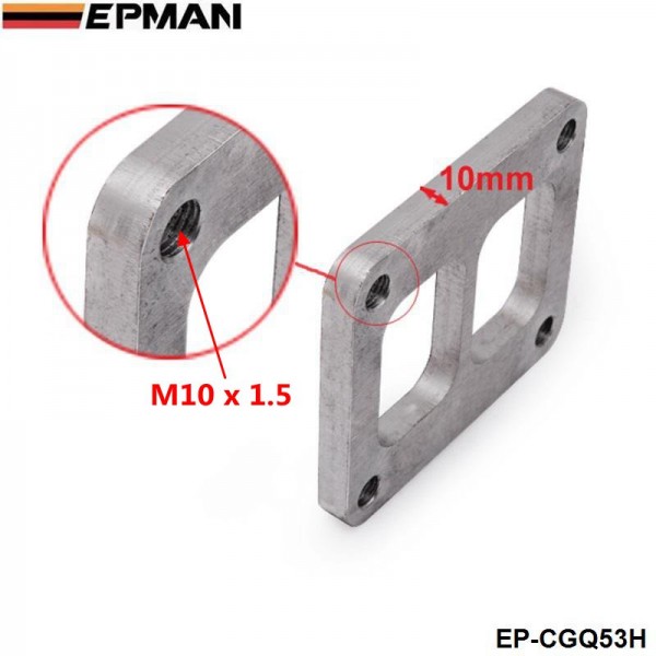 EPMAN -Stainless steel  T4 T04 GT45 GT40 Turbine Inlet Gasket Twin Scroll Weld Flange 1/2