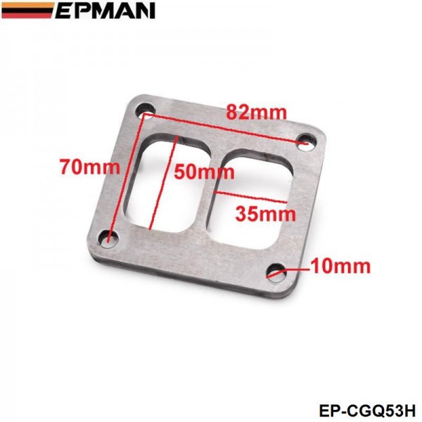 EPMAN -Stainless steel  T4 T04 GT45 GT40 Turbine Inlet Gasket Twin Scroll Weld Flange 1/2