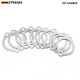 TANSKY 10PCS/LOT Downpipe To Exhaust 3" 2 Bolt Gasket Thick For Subaru WRX STI EVO NEW EP-CGQ62S