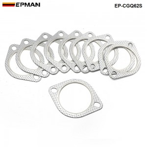 TANSKY 10PCS/LOT Downpipe To Exhaust 3" 2 Bolt Gasket Thick For Subaru WRX STI EVO NEW EP-CGQ62S