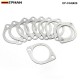 TANSKY 10PCS/LOT Downpipe To Exhaust 3" 2 Bolt Gasket Thick For Subaru WRX STI EVO NEW EP-CGQ62S