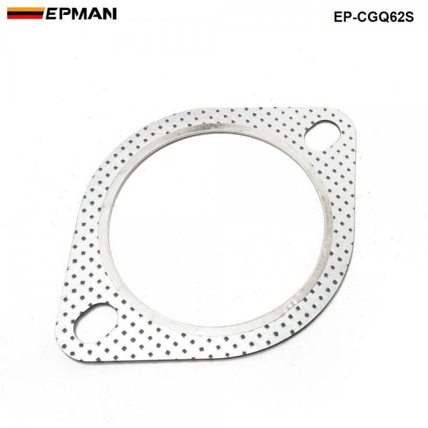 TANSKY 10PCS/LOT Downpipe To Exhaust 3" 2 Bolt Gasket Thick For Subaru WRX STI EVO NEW EP-CGQ62S