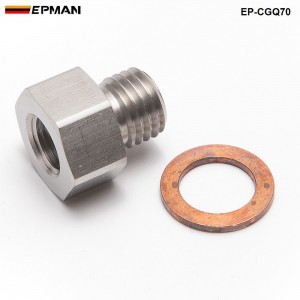  EPMAN -Sensor Adapter Oil Water Pressure Temp M12x1.5 to 1/8NPT EP-CGQ70
