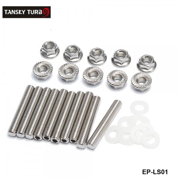 TANSKY - Intake manifold extended Stud Studs Stainless Bolt Kit For Honda Acura B D H F b18 GSR SI EP-LS01 TANSKY - Intake manifold extended Stud Studs Stainless Bolt Kit For Honda Acura B D H F b18 GSR SI EP-LS01