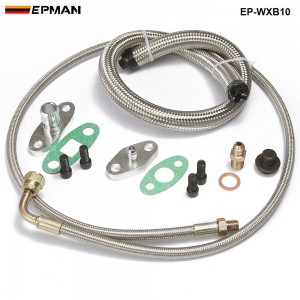 EPMAN - T3, T4, T35, T40, T60, T67, T70, T76 Turbos Turbo Oil /Water Feed Drain Fitting Line Kit EP-EP-WXB10