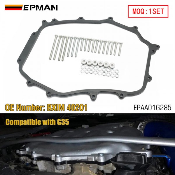 EPMAN 5/16" Intake Manifold Thermal Shield Plenum Spacer BXIM 40201 For Nissan 350Z Infiniti G35 EPAA01G285