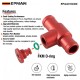 EPMAN Upgraded Aluminum Heater Hose Connector for Nissan 350Z 03-08 For Infiniti Q45 G35 M35 M45 M56 FX35 QX50 QX70 Replace#:92500-AR000 EPAA01G300