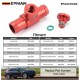 EPMAN Upgraded Aluminum Heater Hose Connector for Nissan 350Z 03-08 For Infiniti Q45 G35 M35 M45 M56 FX35 QX50 QX70 Replace#:92500-AR000 EPAA01G300