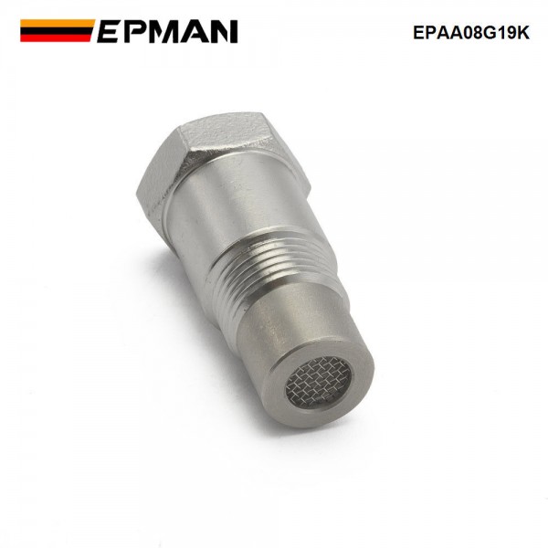 EPMAN 10PCS M18*1.5 Car O2 Oxygen Sensors Protective Plug Adapter Stainless Steel Engine Light Eliminator Adapter EPAA08G19K