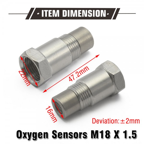 EPMAN 10PCS M18*1.5 Car O2 Oxygen Sensors Protective Plug Adapter Stainless Steel Engine Light Eliminator Adapter EPAA08G19K EPMAN 10PCS M18*1.5 Car O2 Oxygen Sensors Protective Plug Adapter Stainless Steel Engine Light Eliminator Adapter EPAA08G19K