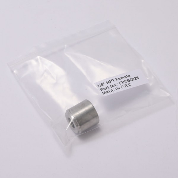 EPMAN 1/8" NPT Female Coupling Bung Stainless Steel Weld On Fitting For Turbo Oil Feed / Sensor Round EPCGQ125 EPMAN 1/8" NPT Female Coupling Bung Stainless Steel Weld On Fitting For Turbo Oil Feed / Sensor Round EPCGQ125