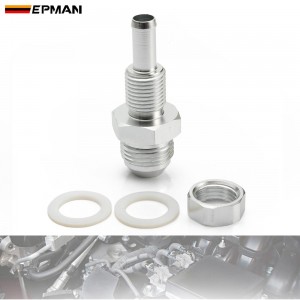 EPMAN AN6/AN8 Flare Male Bulkhead To 5/16" Or 3/8" Hose Barb Fitting Adapter Aluminium For Fuel Pump Tank Vehicle Modified