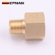 EPMAN Reducer Pipe Adapter 1/8" or 1/4" NPT Female To 1/8" NPT Or BSPT Male Brass Fitting Water Air Gas