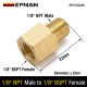 1/8inch NPT Male to 1/8inch BSPT Female
