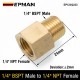 1/4inch BSPT Male to 1/4inch NPT Female +$0.20