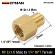 M12x1.0 Male to 1/4inch NPT Female +$0.10