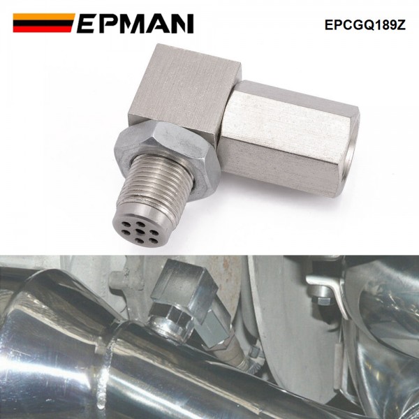 EPMAN Universal M18*1.5 O2 Oxygen Sensor Extender Connector 90