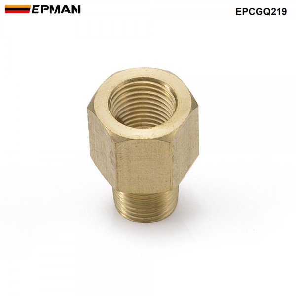 EPMAN 1/8" BSPT Male to 1/8" NPT Female Gauge Sensor Sender Thread Adapter Reducer EPCGQ219