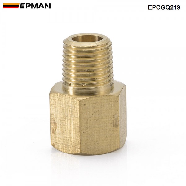 EPMAN 1/8" BSPT Male to 1/8" NPT Female Gauge Sensor Sender Thread Adapter Reducer EPCGQ219