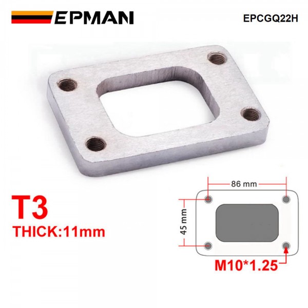 EPMAN - T3 Turbo Manifold Turbo Charger Turbine Flange 11mm thick Mild Steel EPCGQ22H