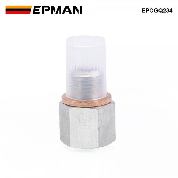 EPMAN 1/8" NPT Female To Metric M10X1.0 Male Oil Fuel Pressure Sensor Pump Adapter Gauge Sensor Adapter EPCGQ234