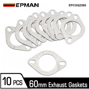 EPMAN Universal Turbo Exhaust Gasket Fire Ring 60mm 2 Bolt Hole Gaskets EPCGQ238S