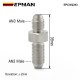 EPMAN Universal Stainless Steel -3 AN to -3 AN Male Straight Bulkhead Adapter Fuel Hose Fitting EPCGQ243