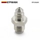 EPMAN -3AN Male To 7/16-24 Male Stainless Steel Concave Seat Inverted Flare Adapter Fitting For 1/4" Brake Line EPCGQ245