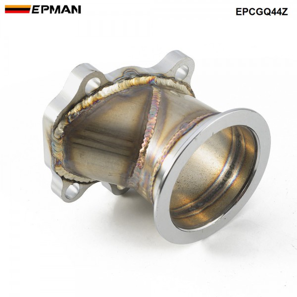  EPMAN - 5 Bolt To 2.5" 63mm V Band Flange Adapter With Gasket for GT25 GT28 T25 T28 Turbo Down Pipe EPCGQ44Z  