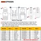EPMAN AN to Inverted Flare Adapter Fittings SS304 Oil Restrictor Adaptor Universal