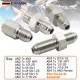 EPMAN AN to Inverted Flare Adapter Fittings SS304 Oil Restrictor Adaptor Universal