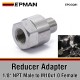EPMAN 1/8" NPT Male to M10x1.0 Female Stainless Steel Oil Pressure Gauge Flare Union Adapter EPCGQ91 EPMAN 1/8" NPT Male to M10x1.0 Female Stainless Steel Oil Pressure Gauge Flare Union Adapter EPCGQ91