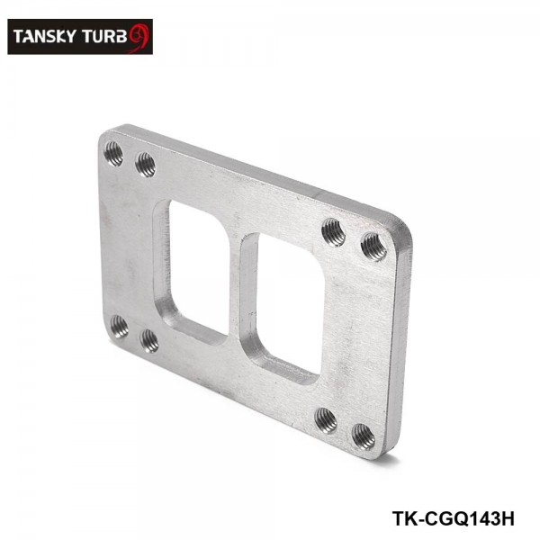 TANSKY -Turbo Manifold Flange SS Steel adapter T6 to T4 Divided Exhaust ...