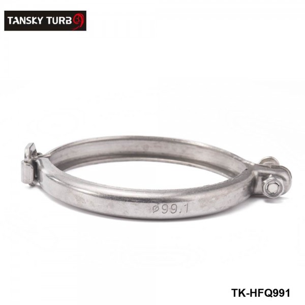 TANSKY -Turbocharger Turbo V-band Clamp Set 99.1mm For Mitsubishi TD07 6D16 49187-01021 TK-HFQ991