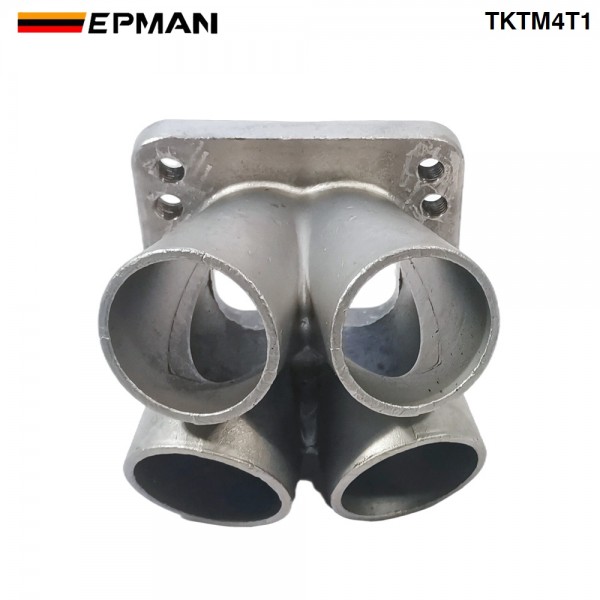 EPMAN Cast Stainless Steel 6-1 4-1 Turbo Header Manifold Merge Collecttor T3 T4 Flange EPMAN Cast Stainless Steel 6-1 4-1 Turbo Header Manifold Merge Collecttor T3 T4 Flange