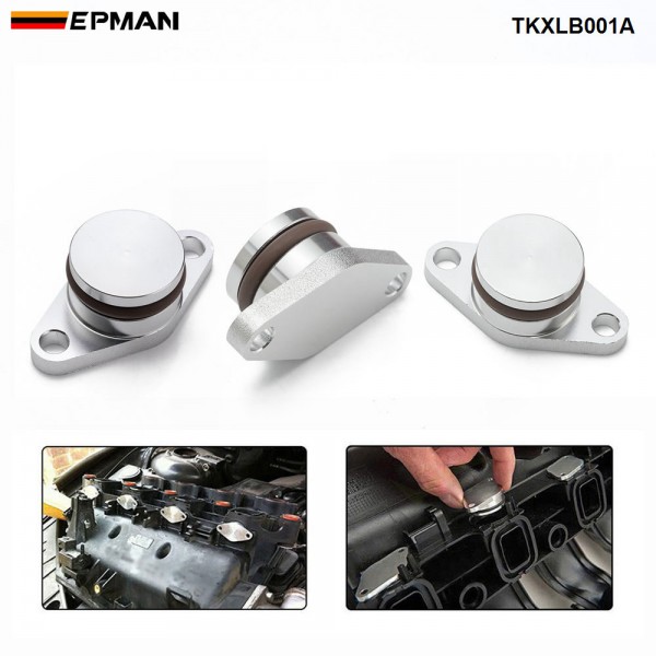 EPMAN 1 x 22MM Aluminium Swirl Flap Blanking Replacement Bungs For BMW 20MM 320 330 520 530 525 535 730D Intake Manifold TKXLB001A 