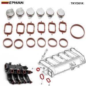 EPMAN 6 x 33MM Diesel Swirl Flap Blanks Repair Delete Kit Flaps Gasket For BMW Previous M57 TKYD81K