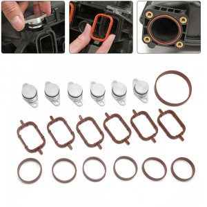 EPMAN Swirl Flap Removal Repair Kit With Intake Manifold Gasket 6 x 22mm For BMW 320d 330d 520d 525d 530d TKYD83K