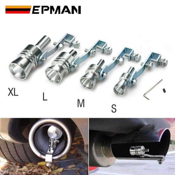 EPMAN 1PC Universal Car Turbo Sound Whistle Muffler Exhaust Pipe Blow off Vale BOV Simulator Whistler Size S/M/L/XL EP-W00 EPMAN 1PC Universal Car Turbo Sound Whistle Muffler Exhaust Pipe Blow off Vale BOV Simulator Whistler Size S/M/L/XL EP-W00