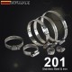 TANSKY 100PCS/LOT Screw Worm Drive Hose Clamp 201 Stainless Steel Hose Hoop Pipe Clamp Clip TANSKY 100PCS/LOT Screw Worm Drive Hose Clamp 201 Stainless Steel Hose Hoop Pipe Clamp Clip