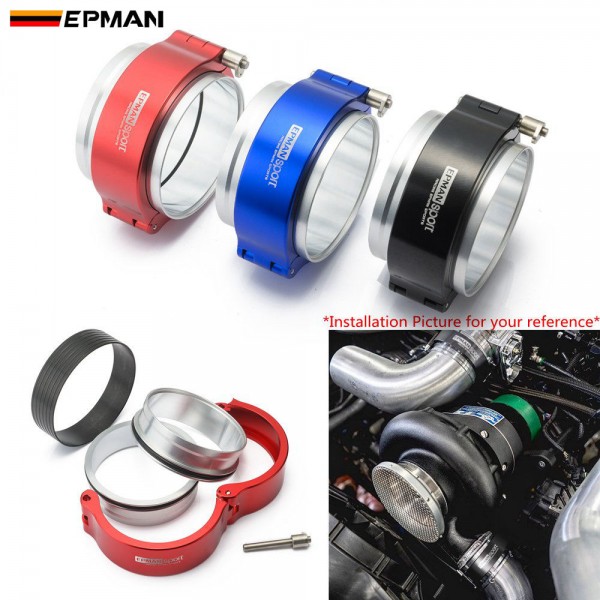 EPMAN Quick Release Clamp Performance HD Clamp System Assembly For 2.0",2.5",2.75",3.0",3.5",4.0",5.0"OD Throttle Body Intercooler Pipe Turbo Etc.
