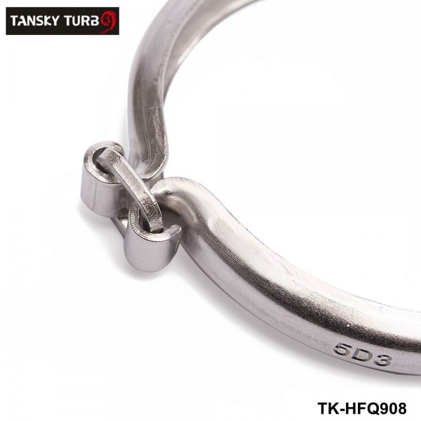 TANSKY - For Mitsubishi TD05 TD06 Turbocharger Turbo V-band Clamp Set 90.8mm TK-HFQ908
