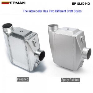 EPMAN -Turbo Water to Air Intercooler - 13.3"x12"X4.5" Inlet/Outlet: 3" Front Mount Aluminum Turbo Intercooler EP-SL5044D