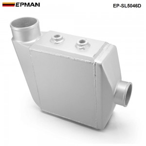 EPMAN Universal Aluminum Water To Air Turbo Intercooler Front Mount 250 X 220 X 115mm Inlet/Outlet: 3.5" EP-SL5046D